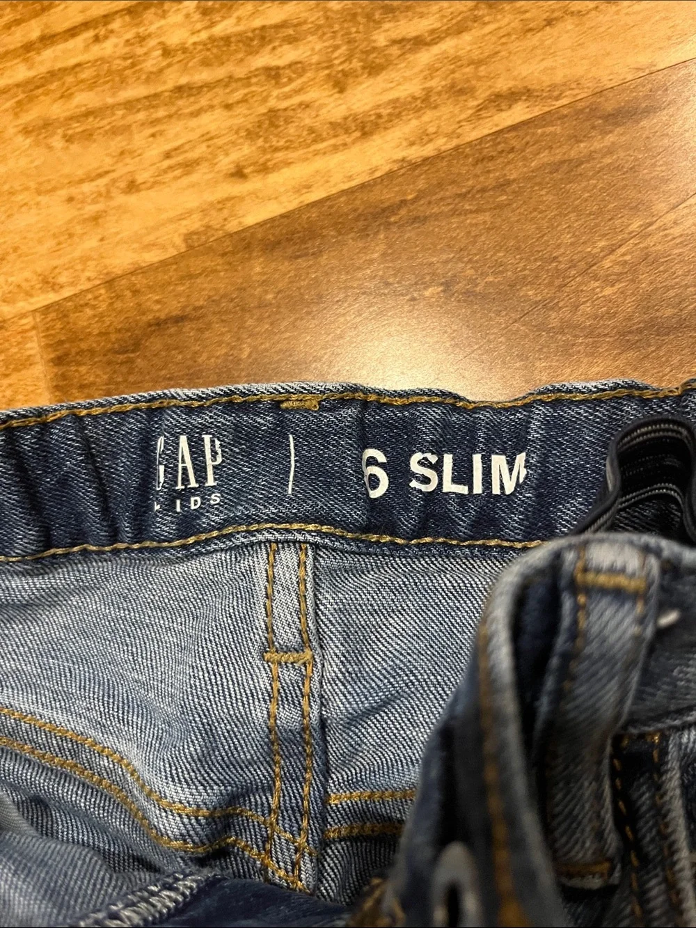 GAP Kid’s Washed Blue Straight Jeans